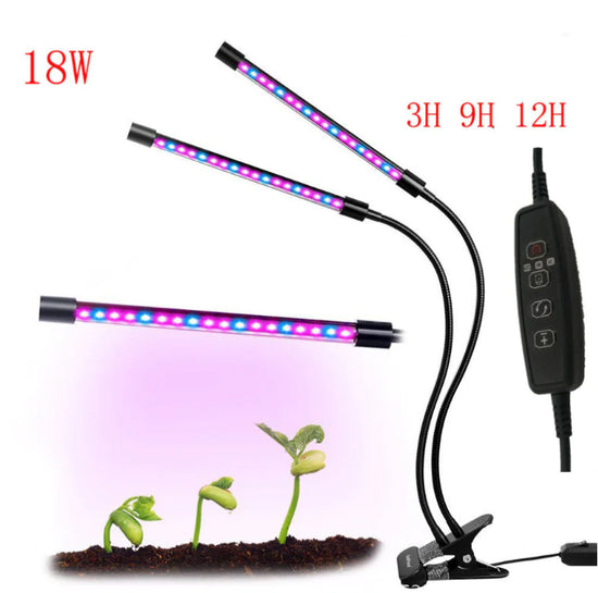 USB Timer Adjustable LED Plant Growth Light Clamp